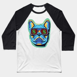 MoneyBag Frenchie Baseball T-Shirt